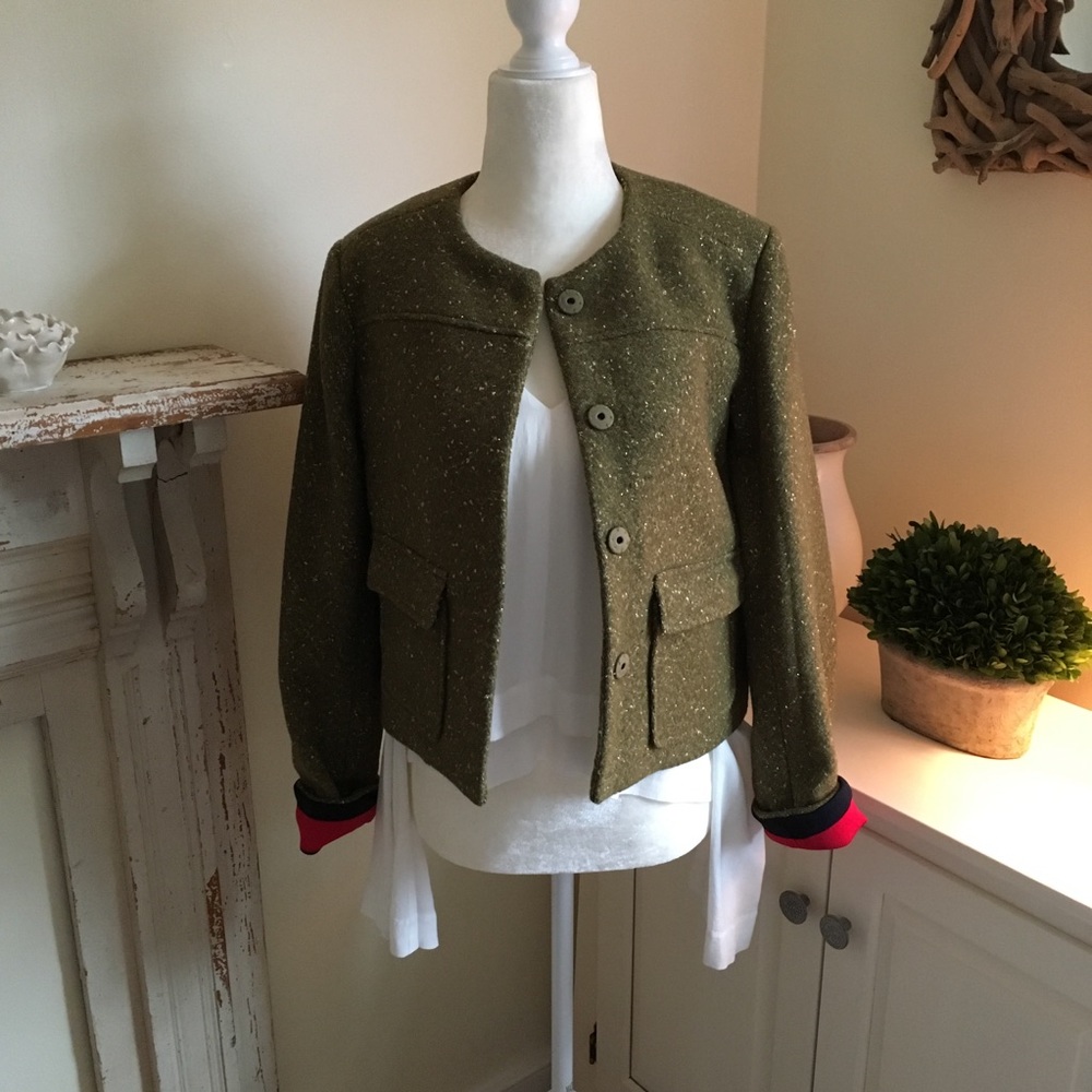 A New Day Tweed Jacket in Green